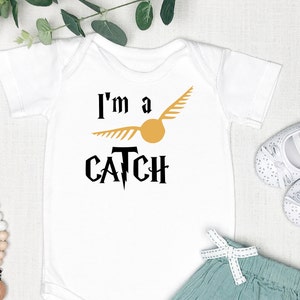 Two Tone I'm a CATCH Infant bodysuits or Toddler t-shirt image 1