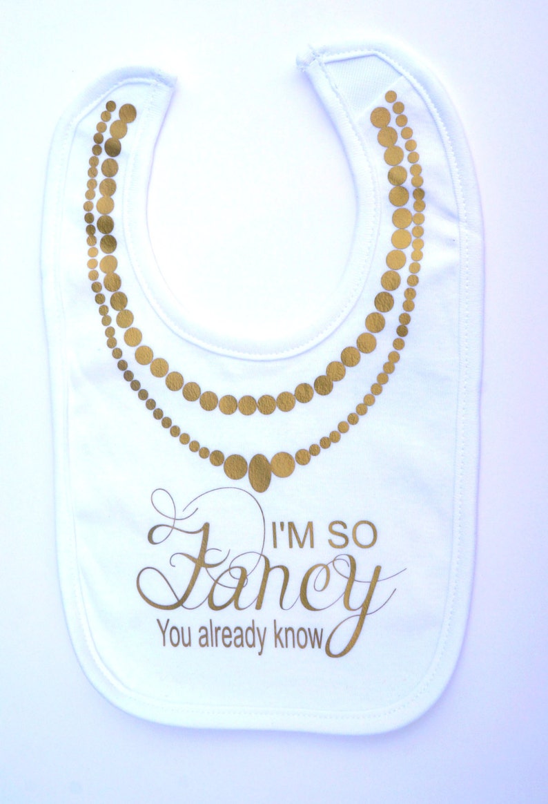 I'm so Fancy Bib Etsy
