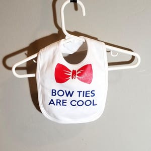 Bow Ties Are Cool Bib - Doctor Who