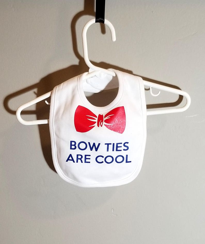 Bow Ties Are Cool Bib Doctor Who image 1