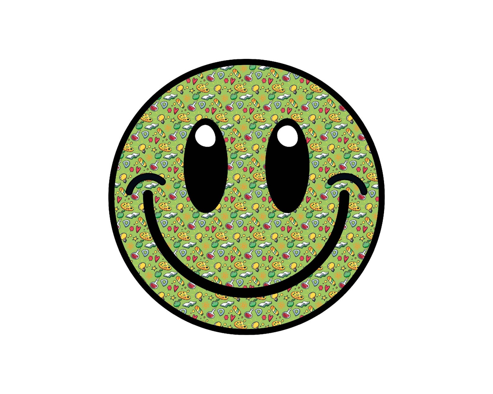 Back to School Smiley Face PNG First Day of School Printable ...