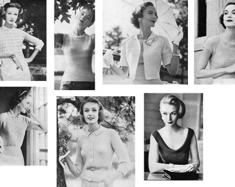 1957 Vogue Knitting Book PDF--15 Separates Patterns ONLY