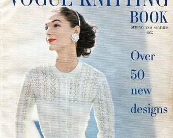 1957 Vogue Knitting Book PDF (ALL 59 patterns & front matter)
