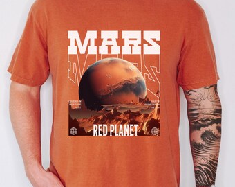Occupy Mars Tshirt, NASA Gift Shirt Universal Trip, NASA Shirt, Space Theme Gift Tshirt, Mars Trending Shirt, Red Planet Astronaut Aesthetic