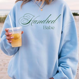 Pilates Sweatshirt, Pilates Gift, Cute Sporty Aesthetic Pilates Shirt Pilates Workout Sweatshirt Pilates Instructor Hundred Babe Graphic