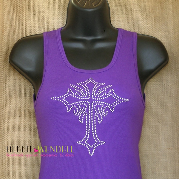 Cross Bling Shirts Etsy