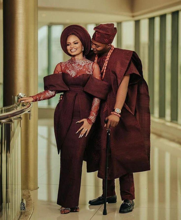 latest engagement dress for bride in nigeria African Engagement Dress
