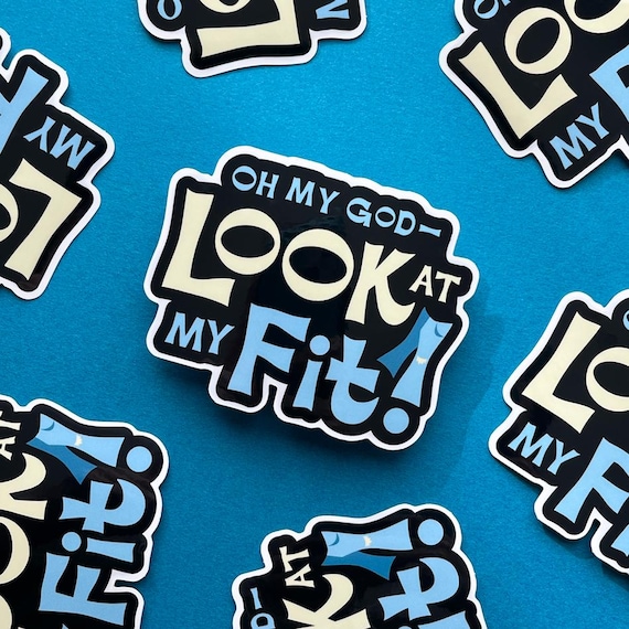 Fan-made Dino Sticker - "Oh My God, Look at My Fit!"
