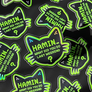 Sticker K-Pop PLAVE Hamin - Hamin, qu'avez-vous fait le week-end dernier ?