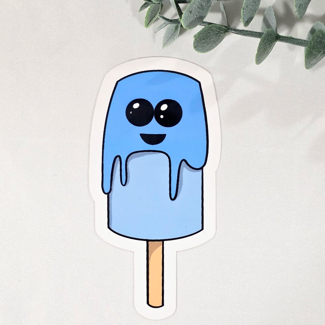 Popsicles Decal Ice Cream Popsicle Sticker: 3-inch Die Cut Glossy Dessert Decal - Etsy