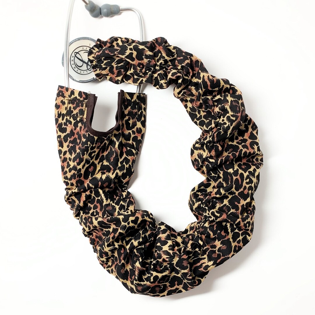 Stethoscope Cover Leopard Cheetah Brown Animal Print Etsy