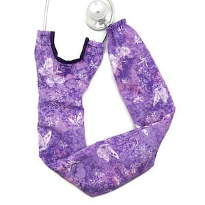 Stethoscope Cover Spring Butterflies Purple Nursing Gift