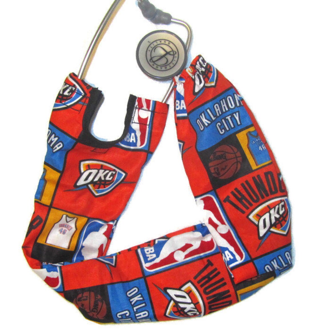 Stethoscope Cover OKC Thunder Basketball Sports NBA Medical Etsy