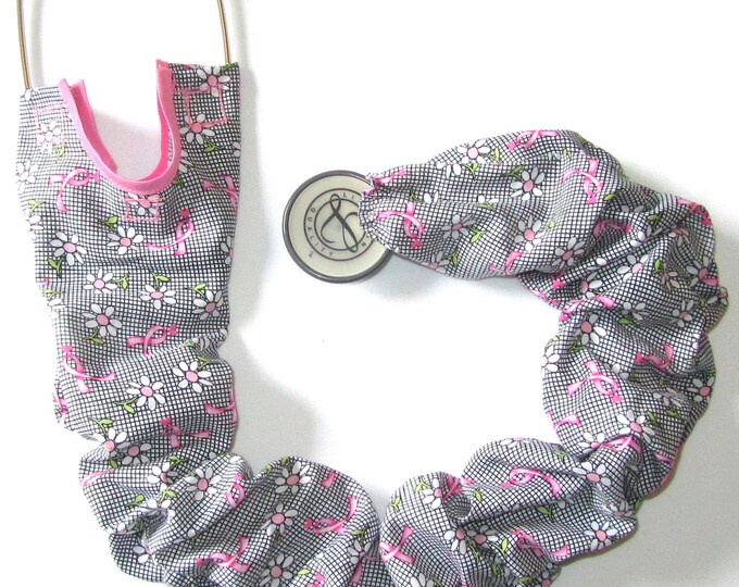 Stethoscope Cover Pink Awareness Ribbon & Daisies - Etsy