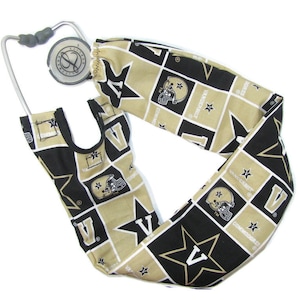 Stethoscope Cover Vanderbilt Football Commodores Medical Doctor Nurse Steth Strap Sleeve Scrubs Nursing Student Gifts