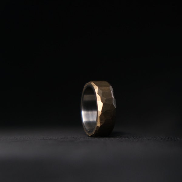Bronze and Titanium Ring