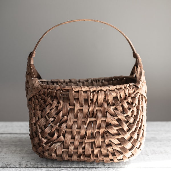 Oak Basket Etsy