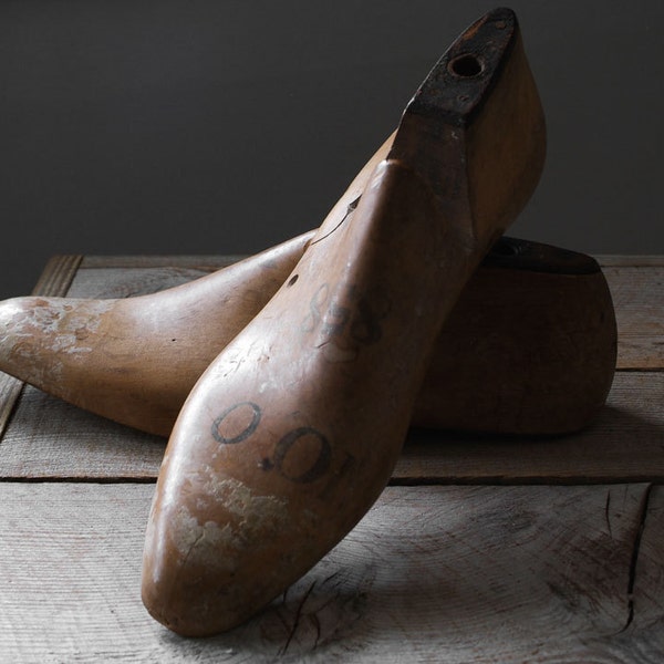Antique Shoe Form, Cobbler's Foot Form, Shoe Lasts, Victorian Era, Home and Living, VintageDecor