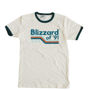 Minnesota Halloween Blizzard of &#39;91 Adult T-Shirt, Midwest Adult Tee, Minnesota T-Shirt, Millennial Tee, 90&#39;s Shirt