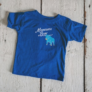 Minnesota Babe Children&#39;s tee, Babe the Blue Ox t-shirt, Paul and Babe clothing,Minnesota shirt, Girl shirt, Boy tee, Unisex clothing