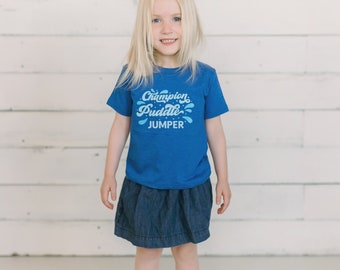 Champion Puddle Jumper Children's tee, Kid's t-shirt, Girl shirt, Boy tee, Unisex clothing