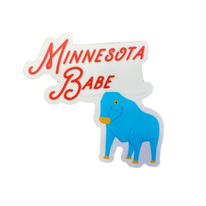 Minnesota Babe Magnet, Babe the Blue Ox Magnet, Fridge Magnet, Car Magnet