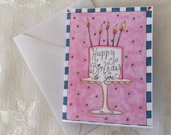 Greeting Card (Pink)