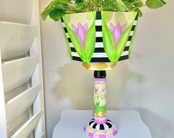 Fun & Funky Floral Planter