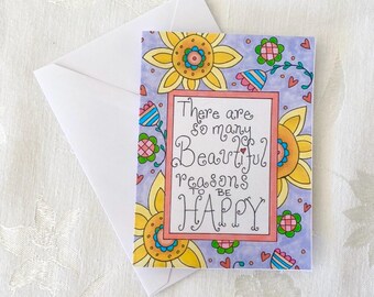 Greeting Card (Purple)
