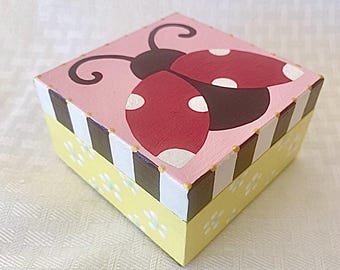 Ladybug Treasure Box