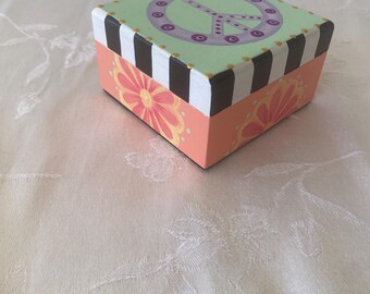 Peace Sign Treasure Box