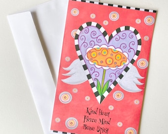 Large Greeting Card (Red)