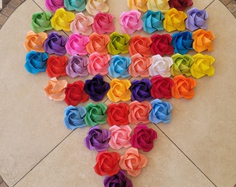 Origami roses - 50 florets