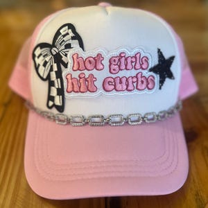 A Lil Bougie Black/white Trucker Hat - Etsy display picture 1