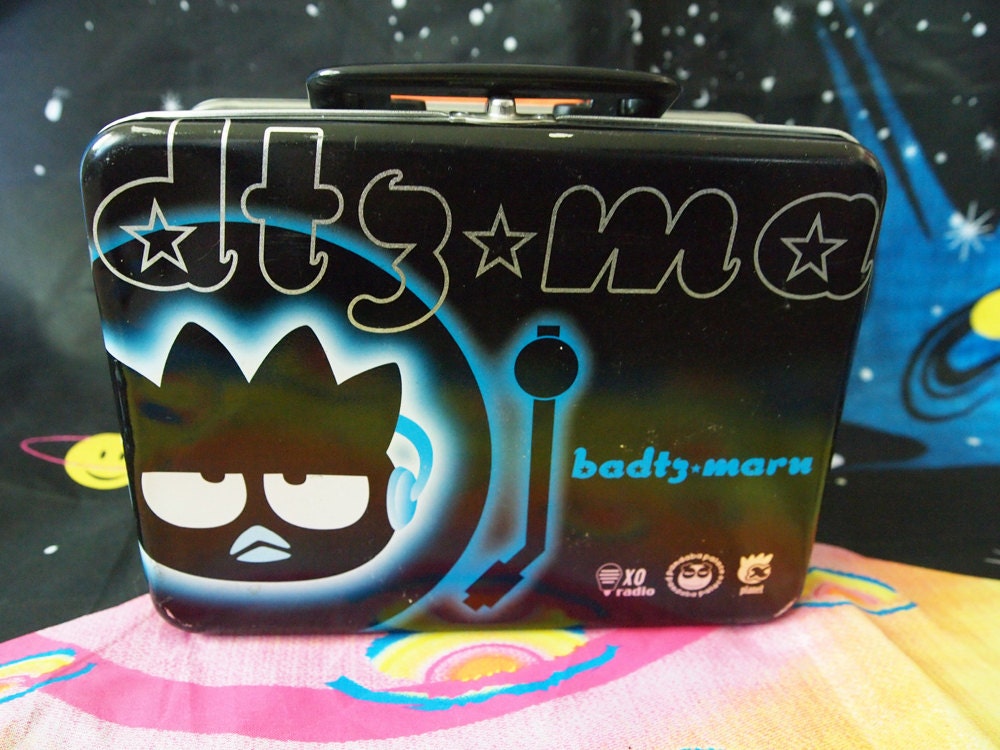 DJ BADTZ MARU // Vintage 90s Sanrio Hello Kitty Metal Lunchbox - Etsy