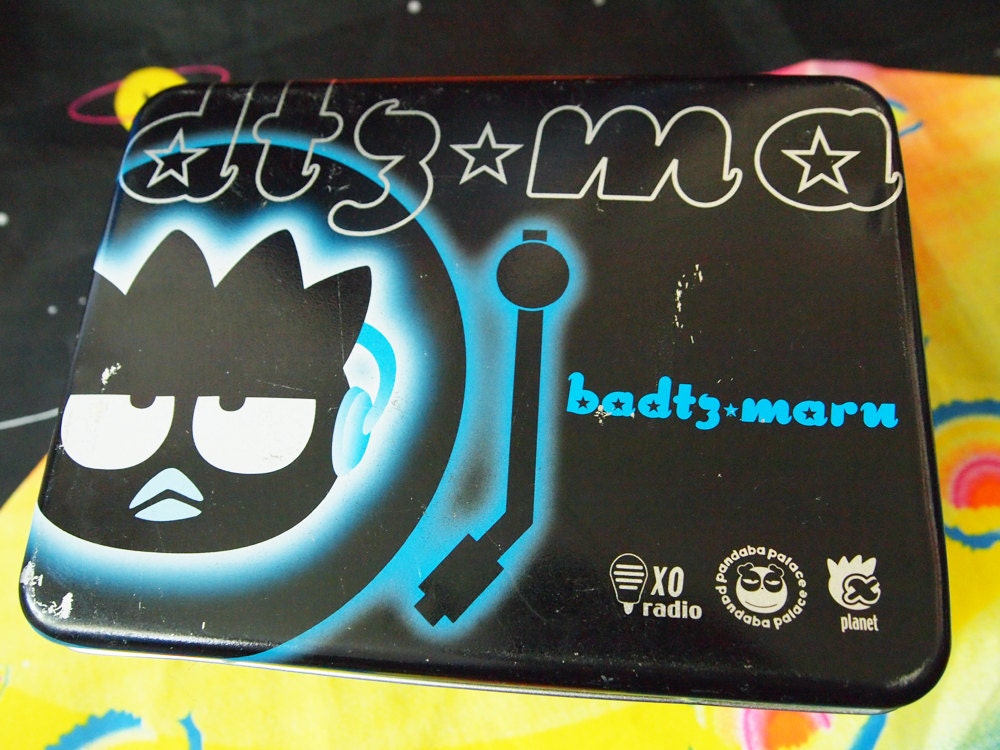 DJ BADTZ MARU // Vintage 90s Sanrio Hello Kitty Metal Lunchbox - Etsy