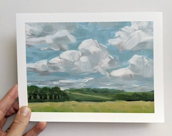 5x7" Cloudscape Print - Art Buddies Benefit Piece