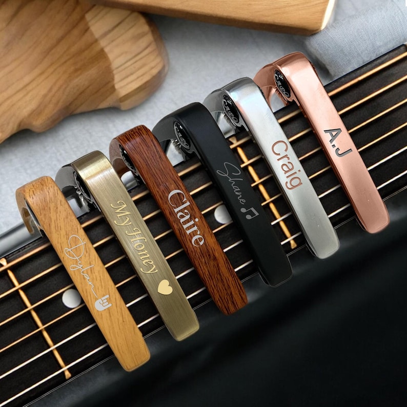 Personalized Metal Guitar Capo