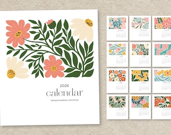 2026 Desk Calendar with stand: FAYE