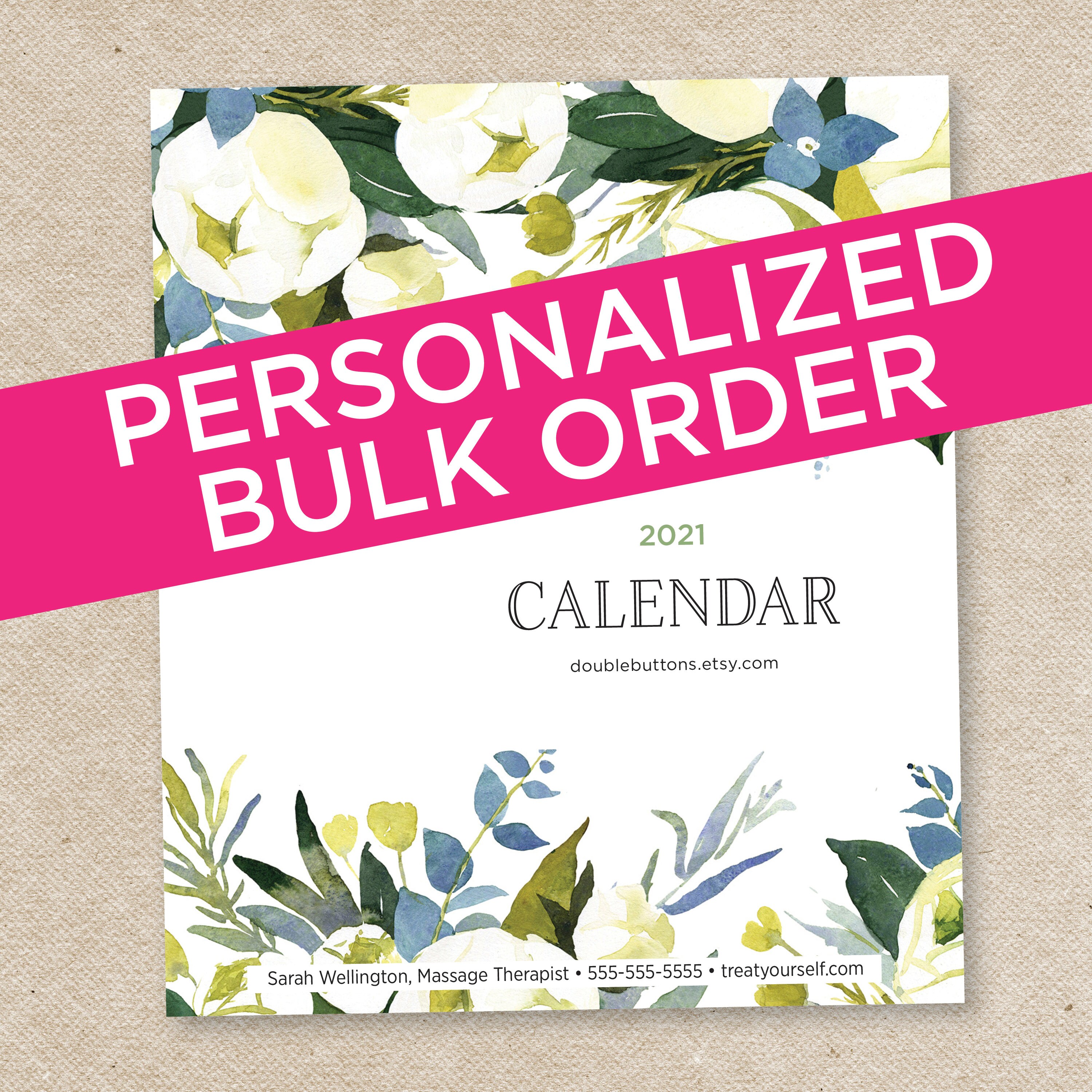 PERSONALIZED 2022 Desk Calendar with CD case Etsy