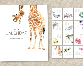 2026 Desk Calendar BEATRIX