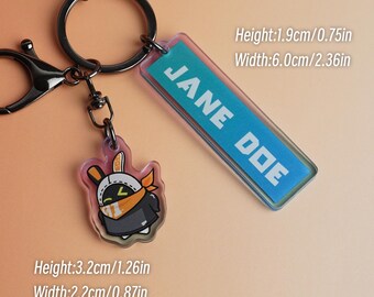 Zenless Zone Zero Jane Doe Bangboo Cute Original Keychain