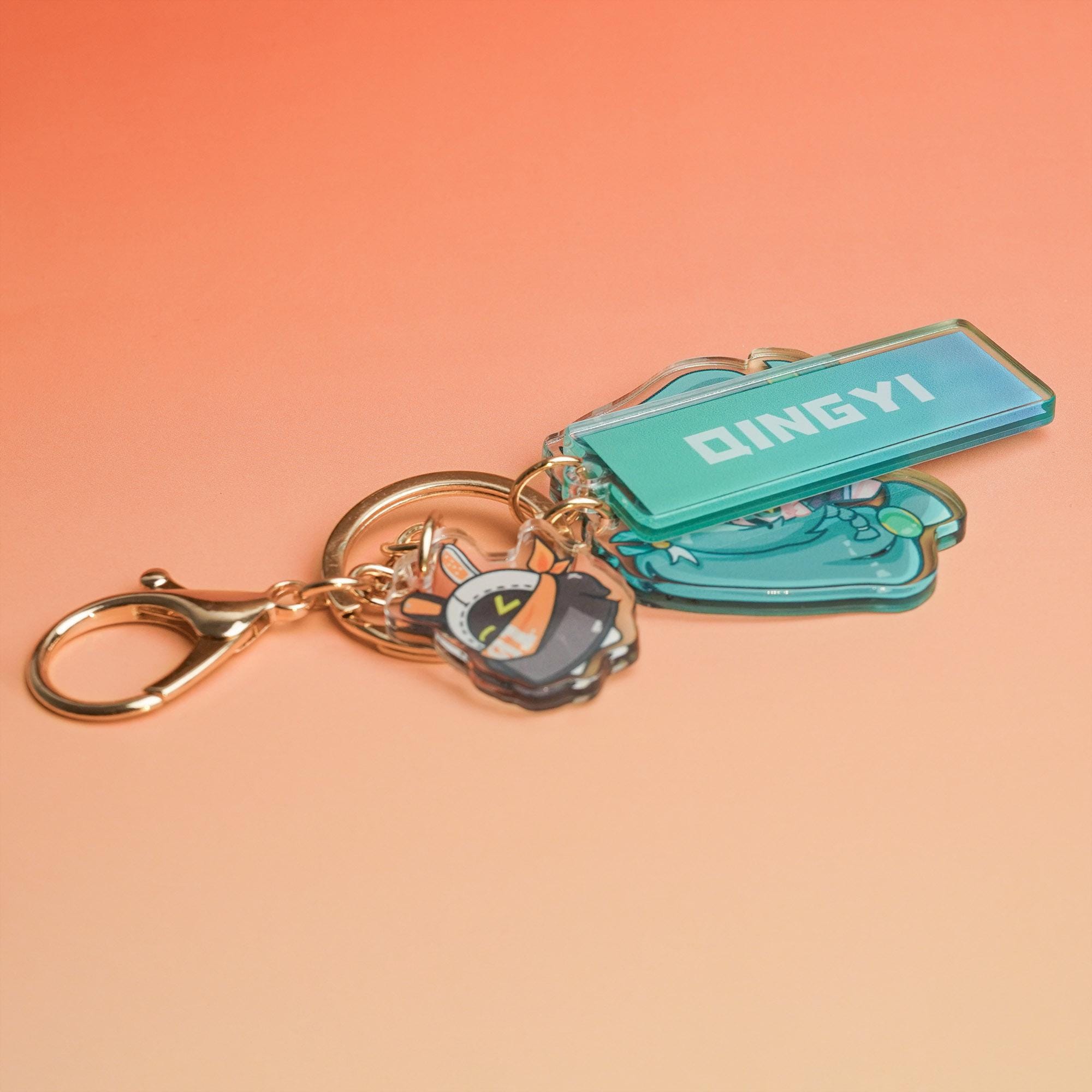 Zenless Zone Zero Cute Qingyi and Bangboo Original Keychain Zenless Zone Zero Cute Qingyi and Bangboo Original Keychain