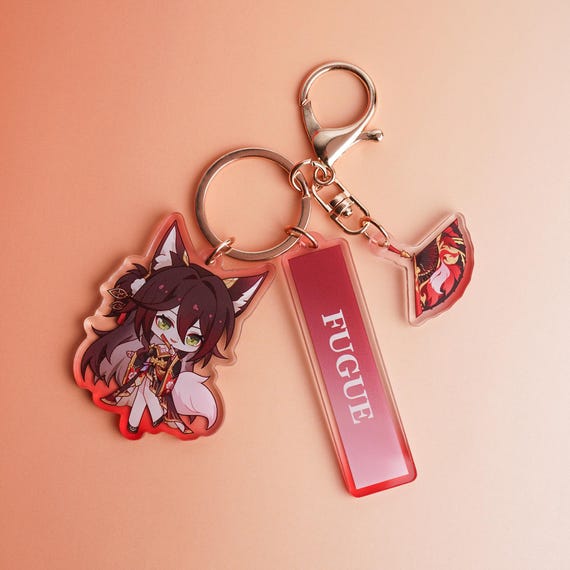 高速 割引 2025 西日本 Star Honkai Rail Desktop Exquisite Keyring, Keychain Fugue Bags&Wallets