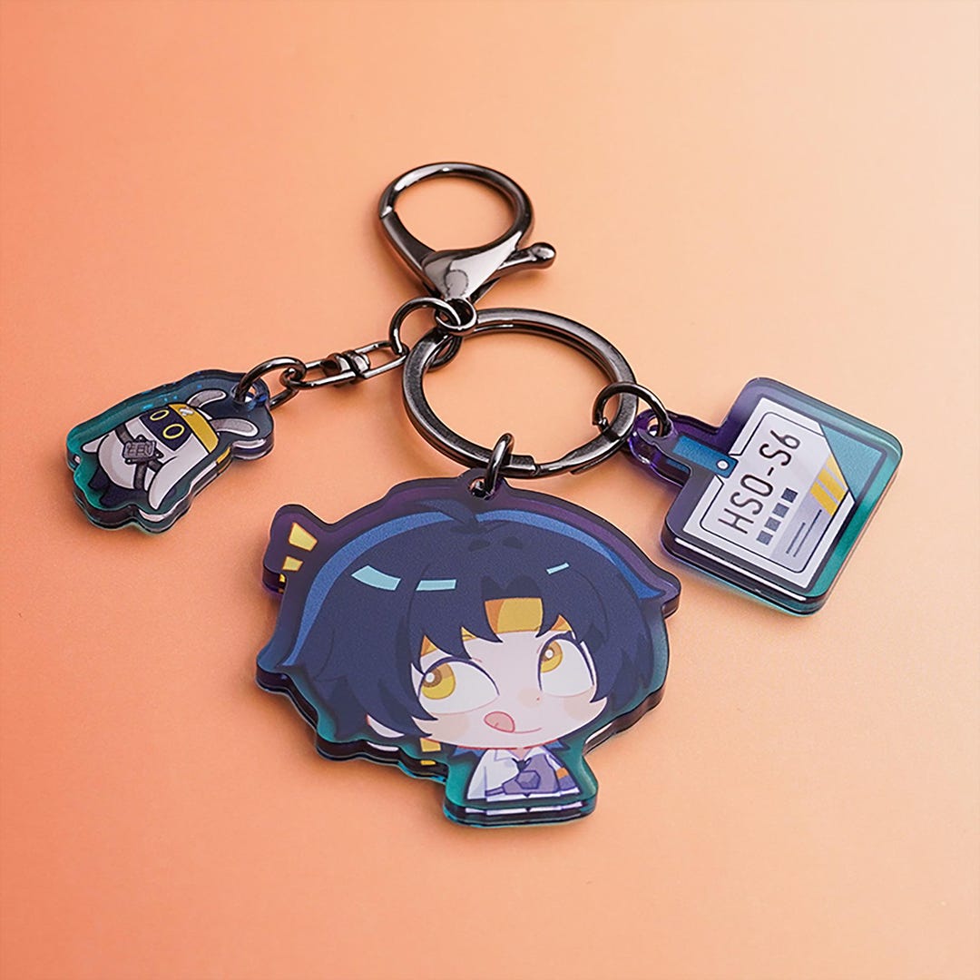 Zenless Zone Zero Cute Asaba Harumasa Original Keychain