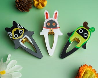 luijewelry vance clip small Green