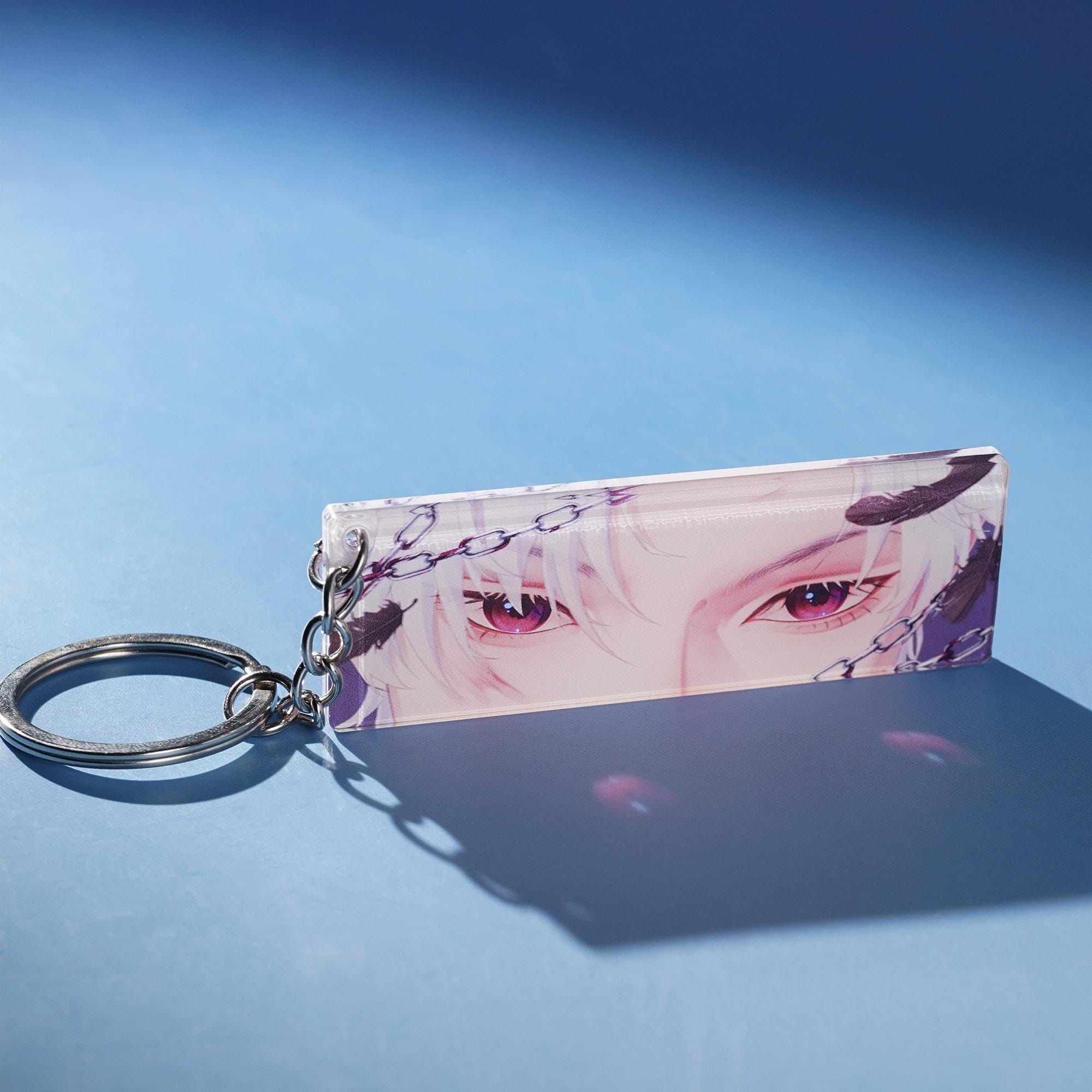 高い信頼 厚い信頼 Love and Deepspace Sylus Keychain With Transparent Eyes Bags&Wallets
