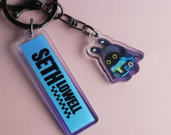 Zenless Zone Zero Cute Seth Lowell Bangboo Original Keychain