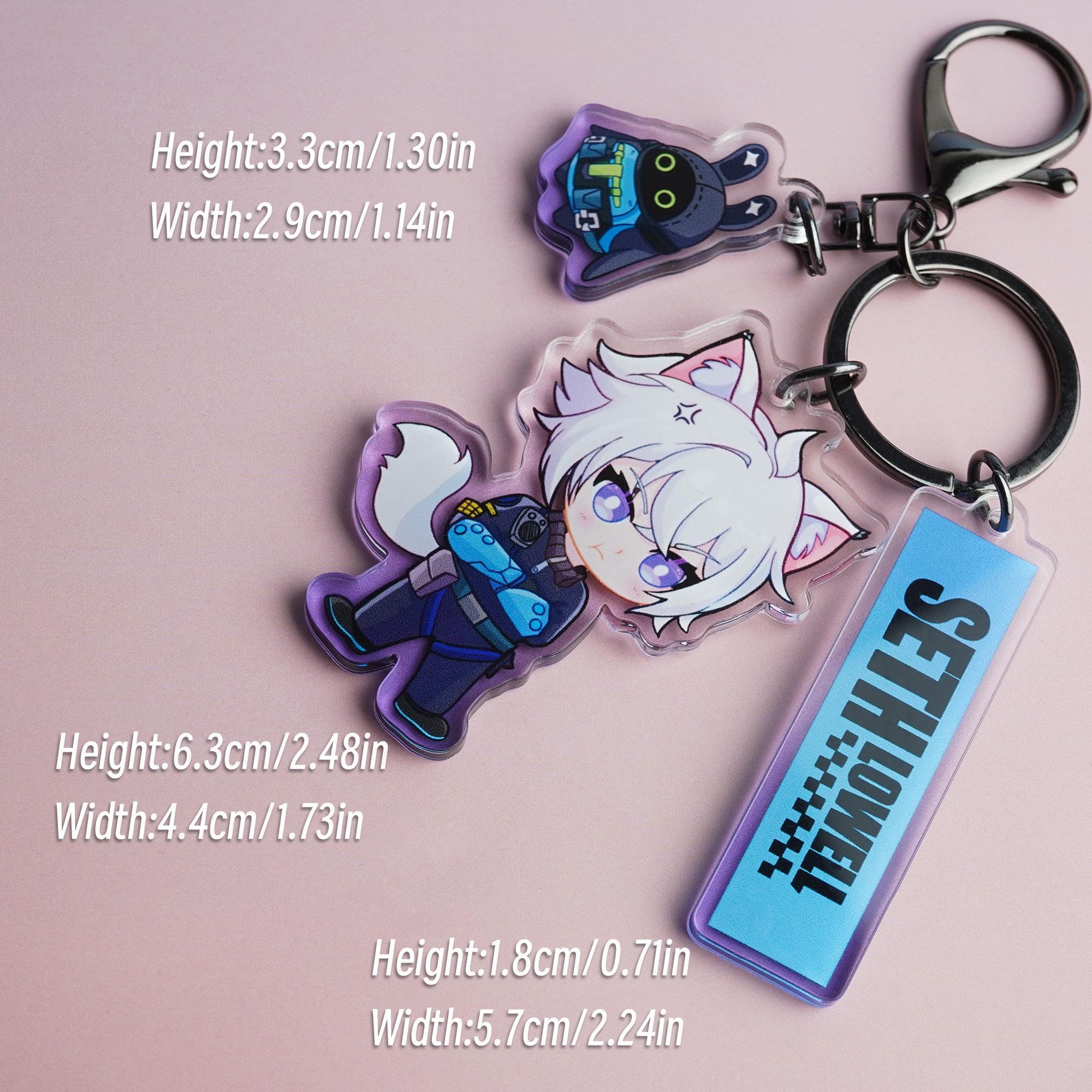 ★入手困難★Bbangbbang Box Acrylic Keyring Zenless Zone Zero Cute Seth Lowell Bangboo Original Keychain