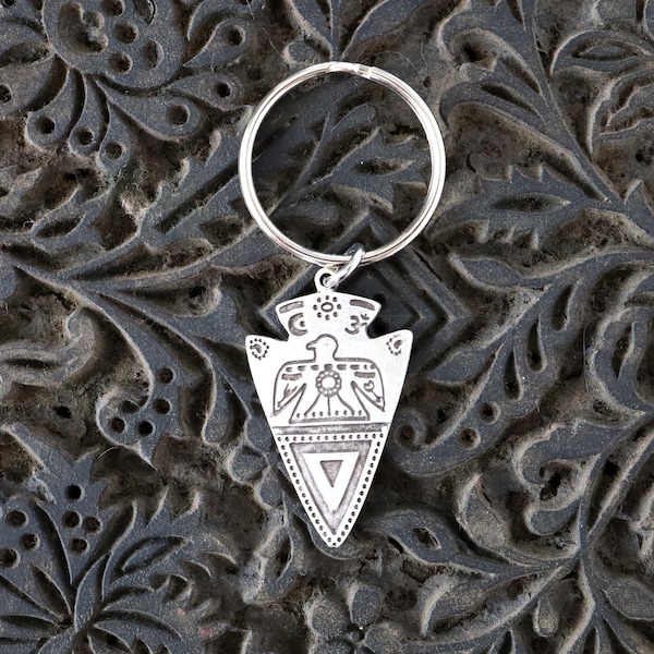 Thunderbird Key Chain, Southwest Keychain, New Car Gift, Car Key Chain, Thunderbird, Southwest Gift, Cool Keychain, Guy Gifts